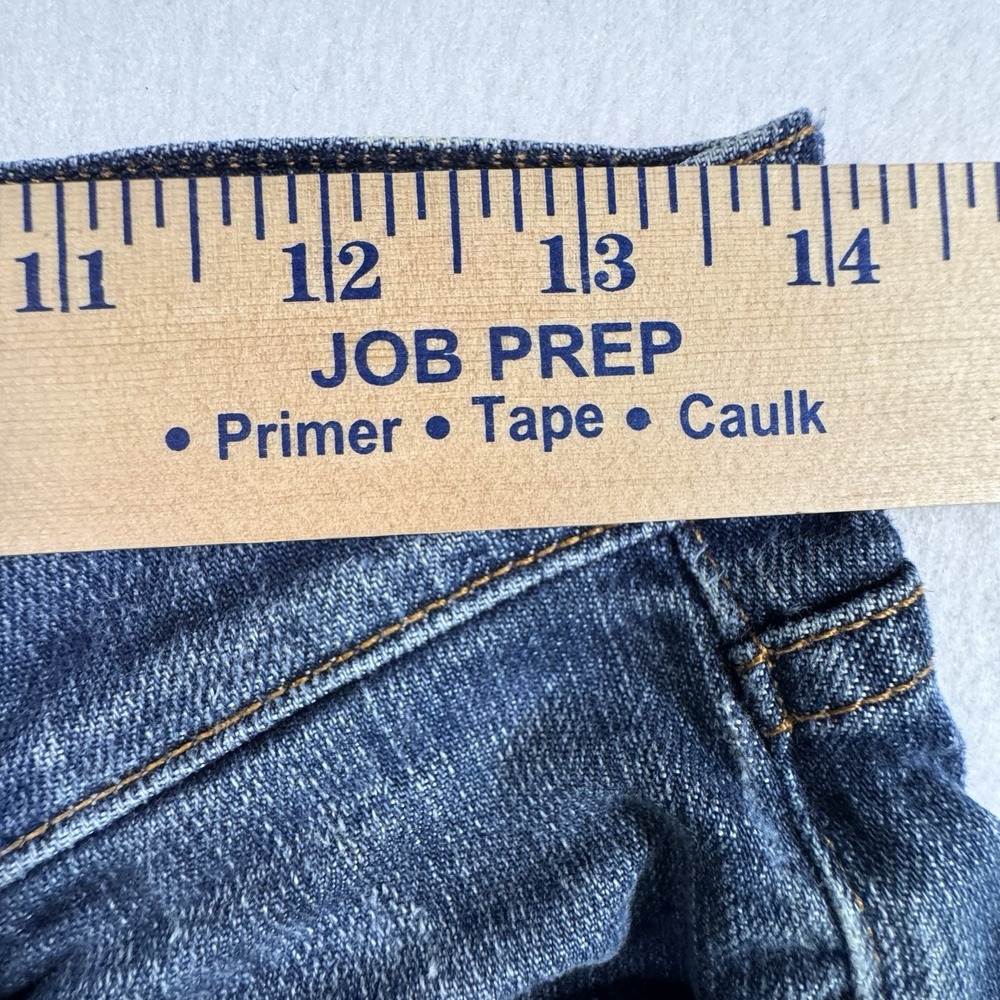 7 For All Mankind Bootcut Jeans Womens 27 Blue Medium‎ Wash Low Rise Stretch - Picture 6 of 8